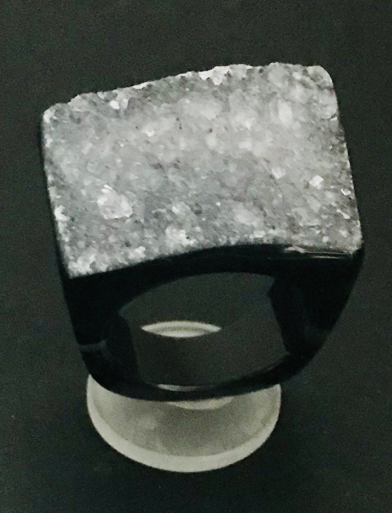 Kristall Achat-Ring